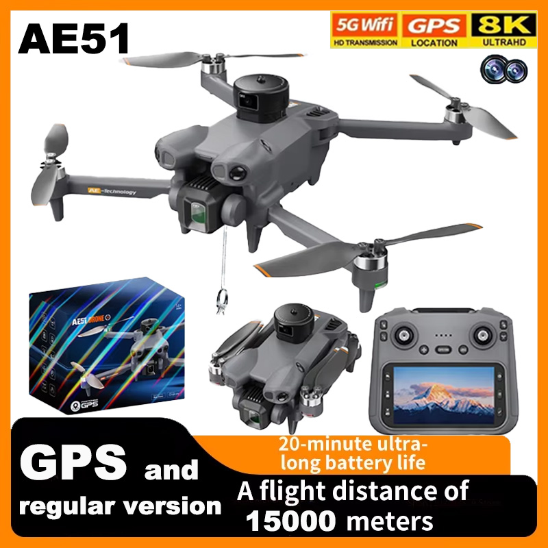 Drone Avion Rc - AE51 GPS Drone With 4 Sides