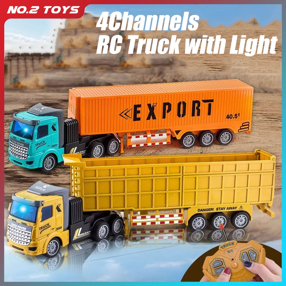 Drone Vera Rc - 1/48 RC Container Truck Toy Kids
