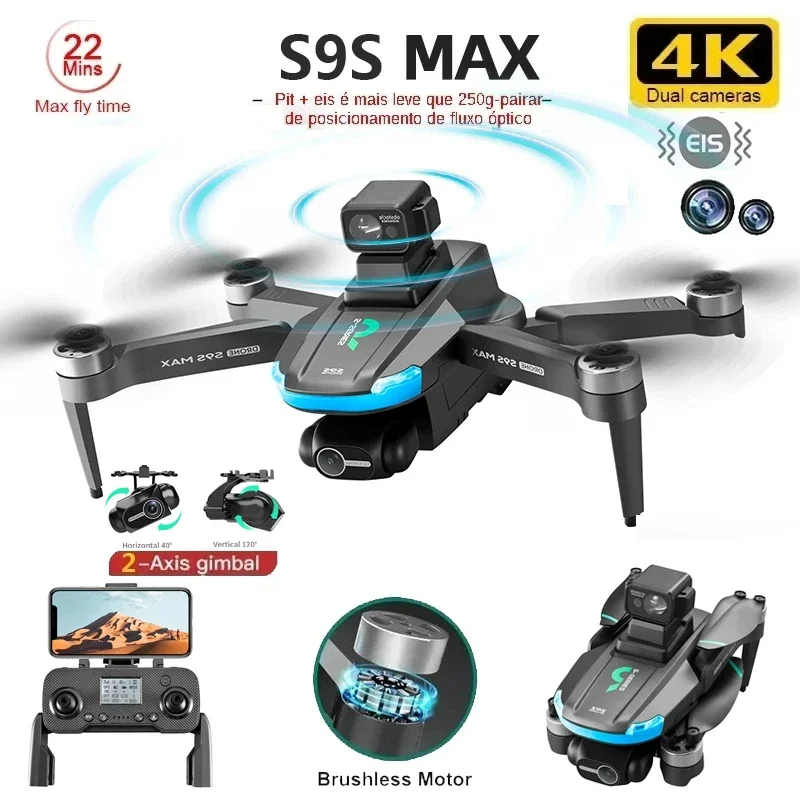 Drone Rc Ufo - NEW S9S MAX MINI Drone 4K