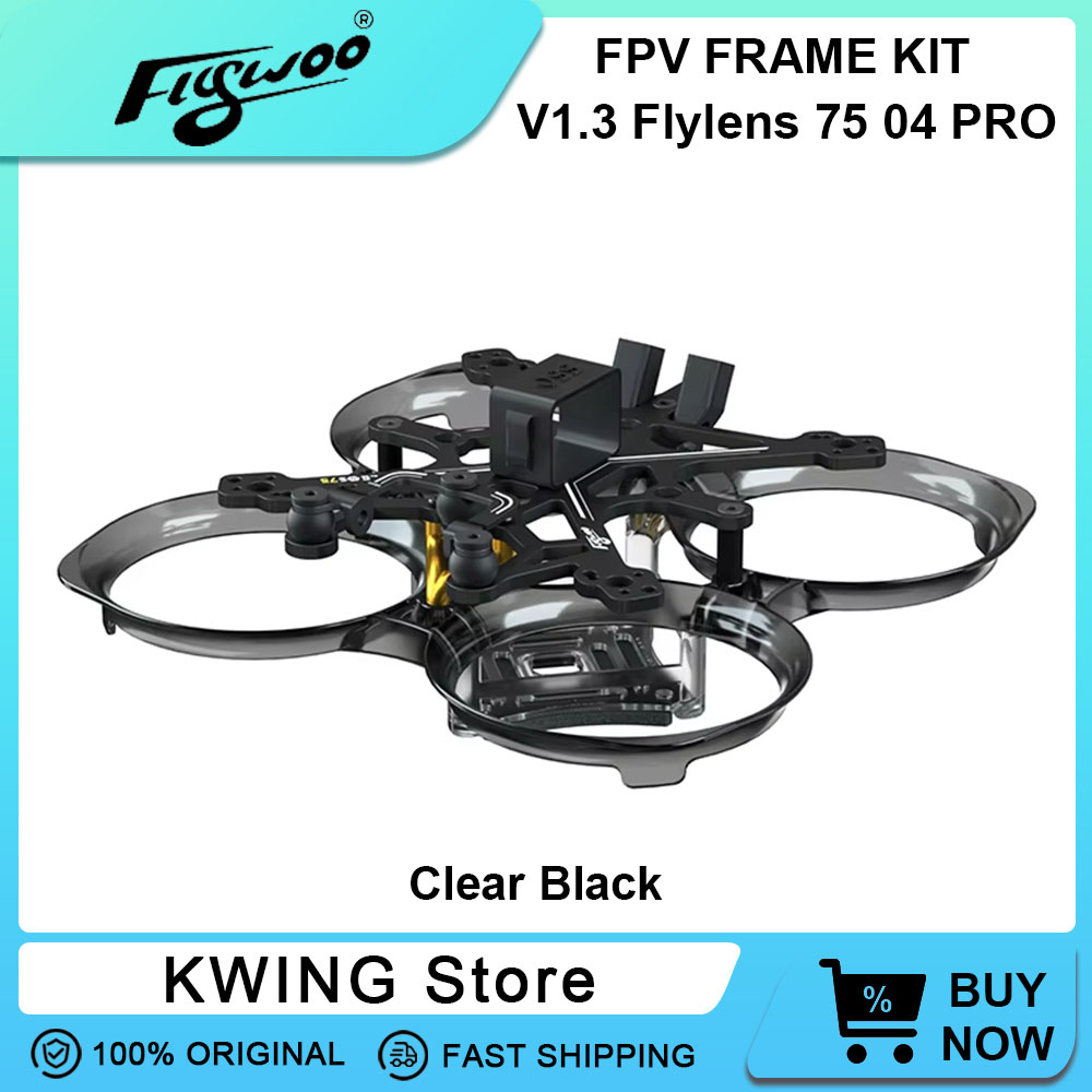 Quadcopter Frame - Flywoo Flylens 75 Frame Kit 1.6inch