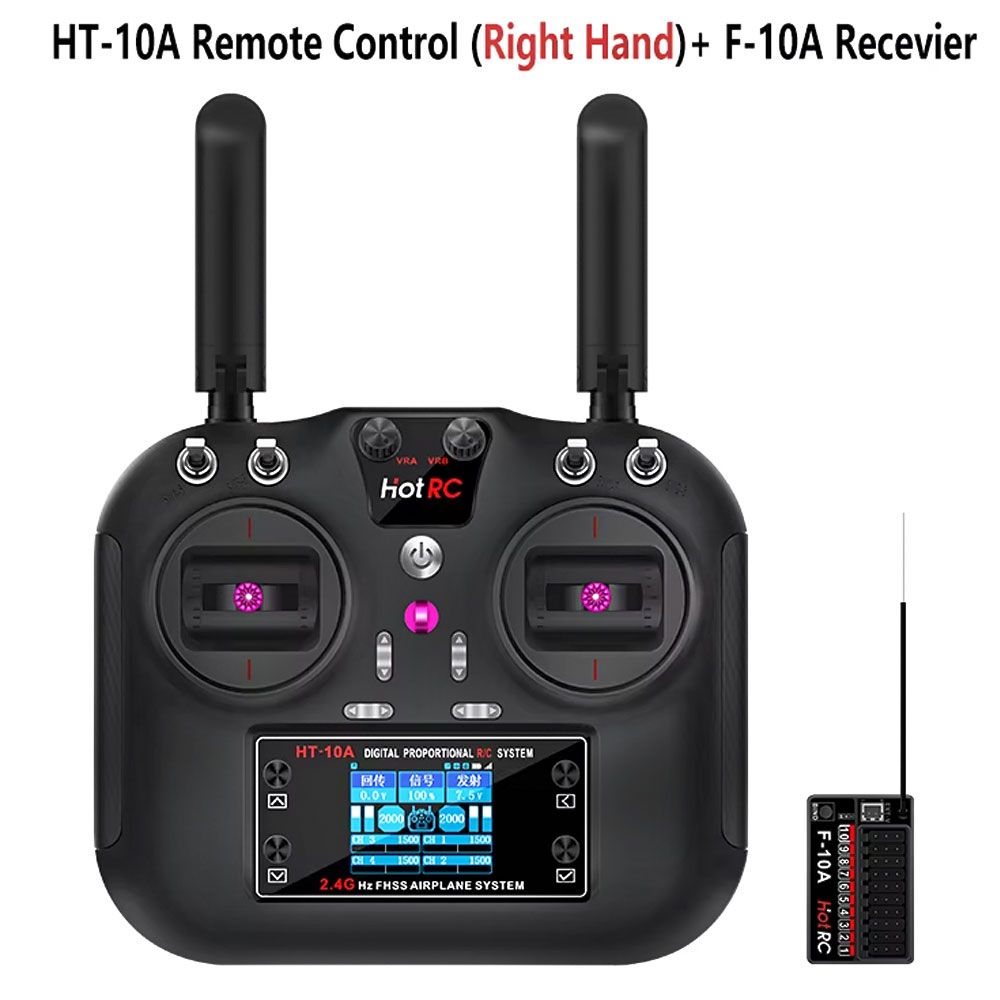 Drone And Car - Hotrc HT-10A 2.4G 10CH Transmitter F10A