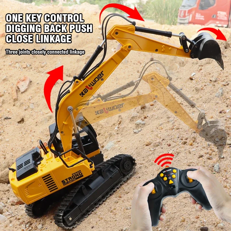 Drone Vera Rc - Huina Rc Excavator 1/24 9Ch Remote