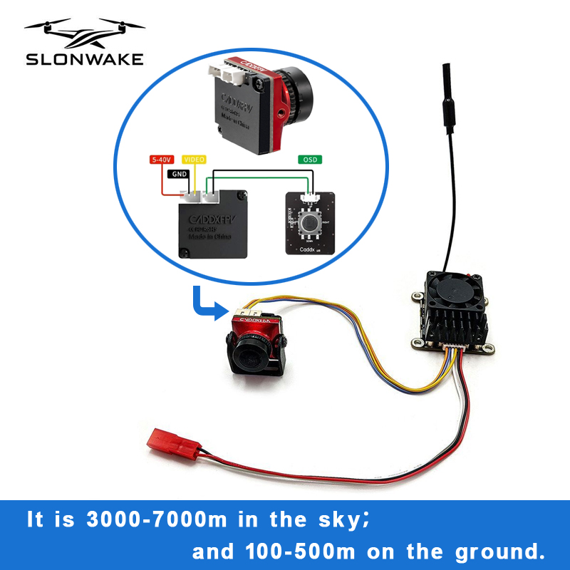 Caddx Fpv Camera - Long Range 5.8Ghz 2W FPV Wireless