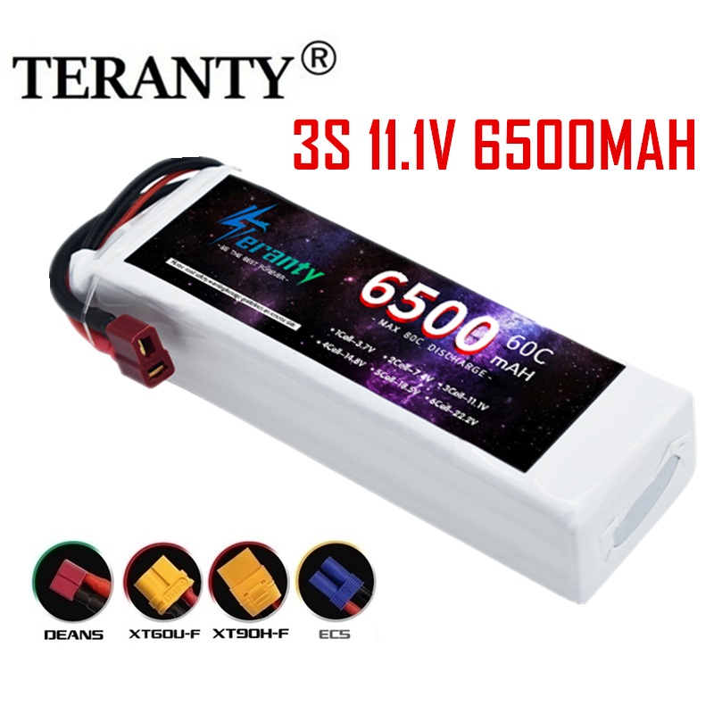 Drone Avion Rc - TERANTY 11.1V 6500MAH batterie Lipo pour