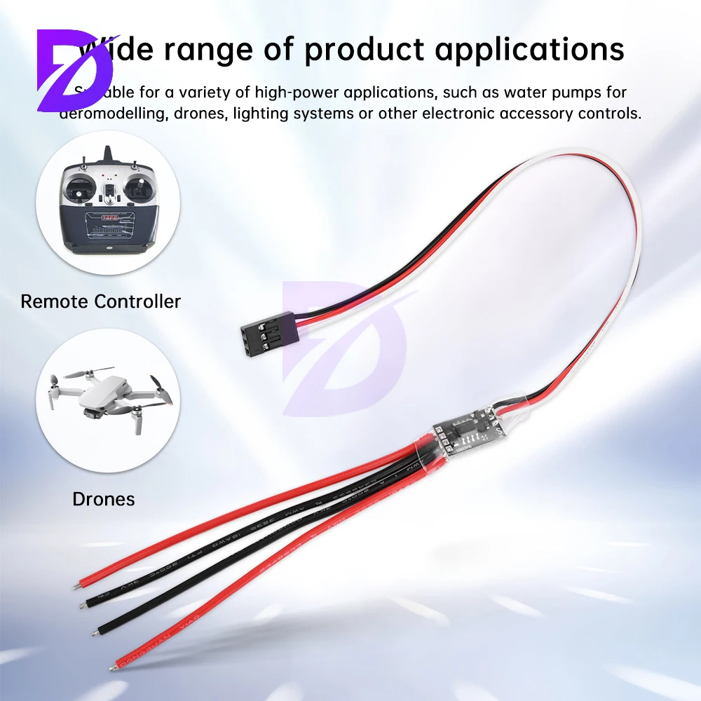 Drone Avion Rc - 8a-17a 3v-30v Avionics Pump Drone Switch
