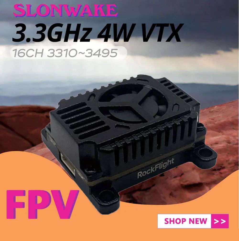 SLONWAKE FPV 3.3G 16CH 4000mW  - Drone And Car review and price