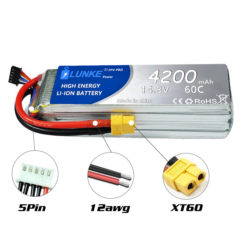 Batterie Lipo 2S 7.4V 5000mAh  - Drone Avion Rc review and price