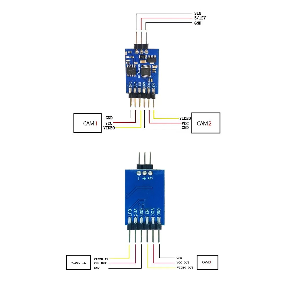 5.8G 3 Channel Video Switcher  - Drone Rc Controller review and price