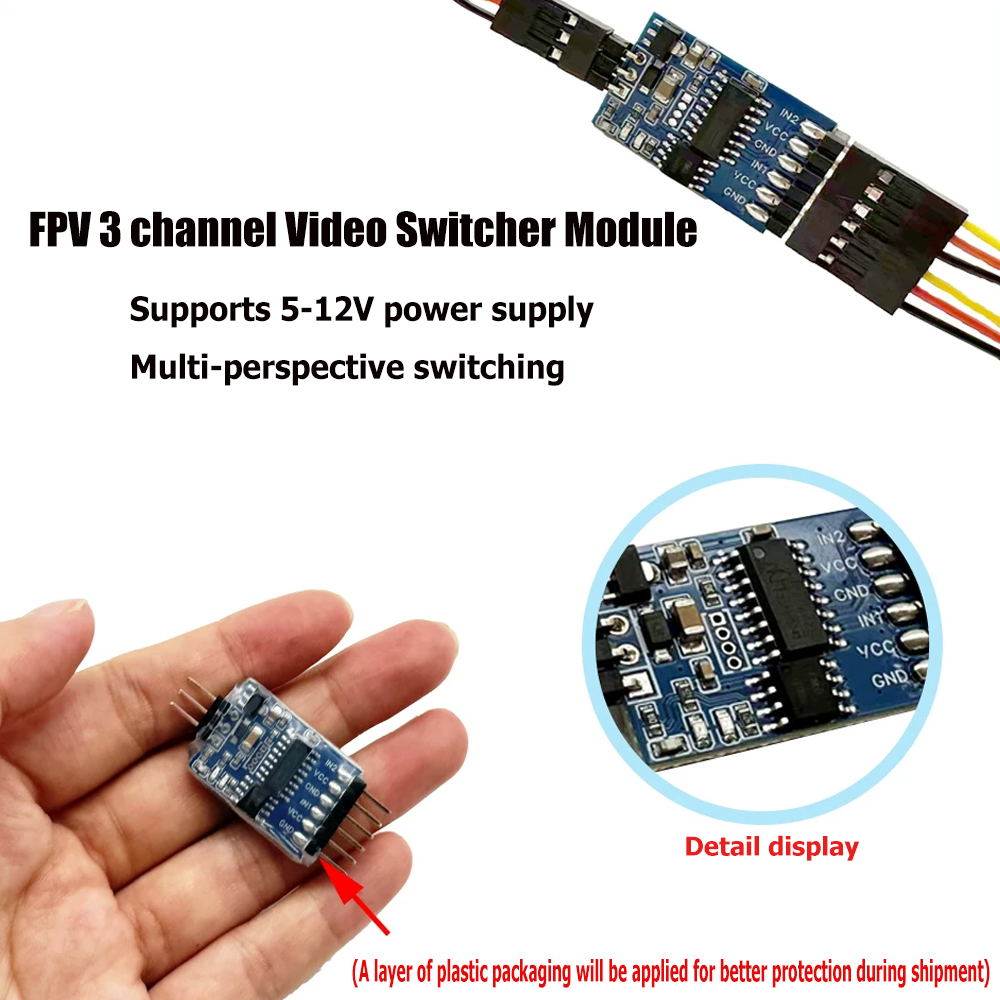 5.8G 3 Channel Video Switcher  - Drone Rc Controller review and price