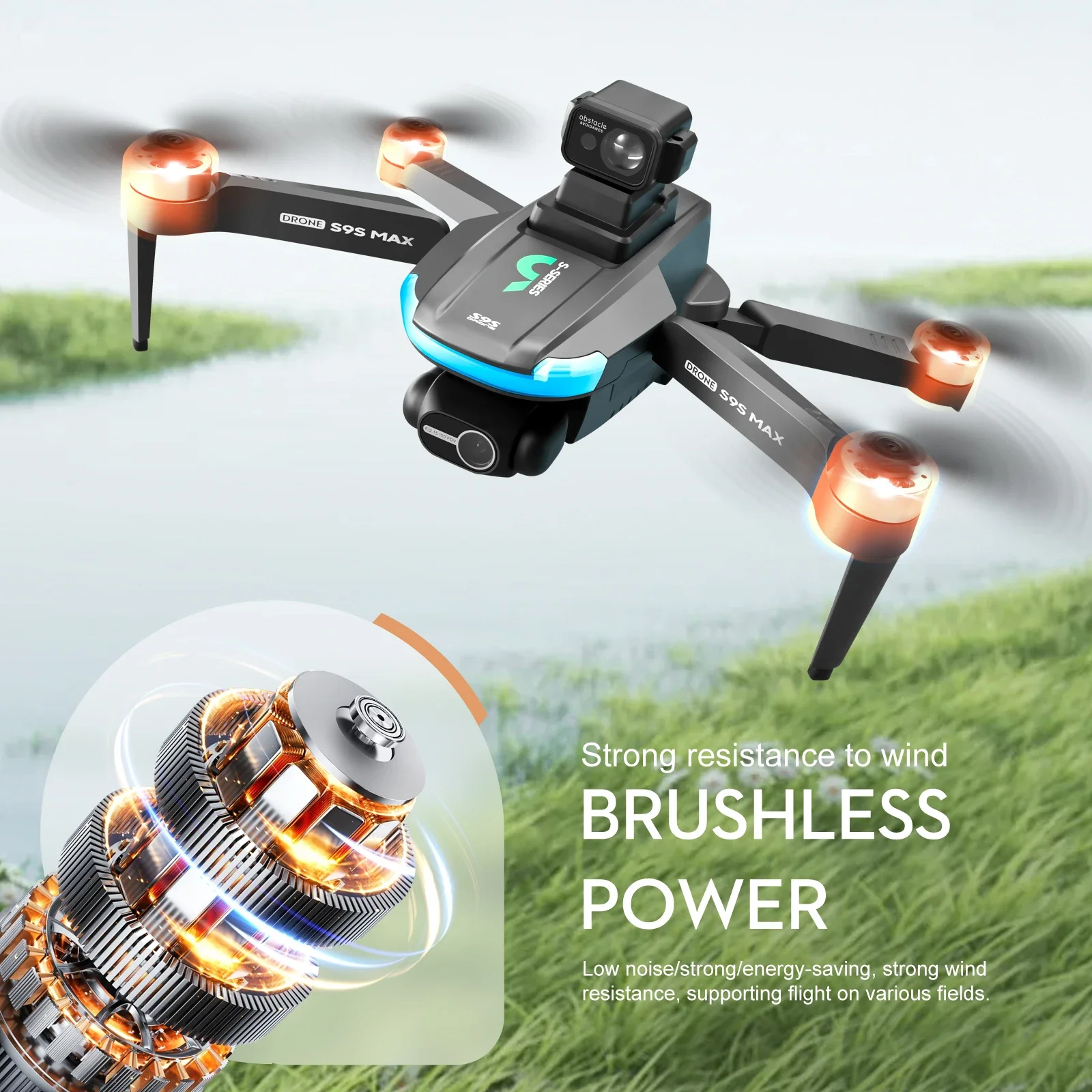 NEW S9S MAX MINI Drone 4K 2-Ax - Drone Rc Ufo review and price
