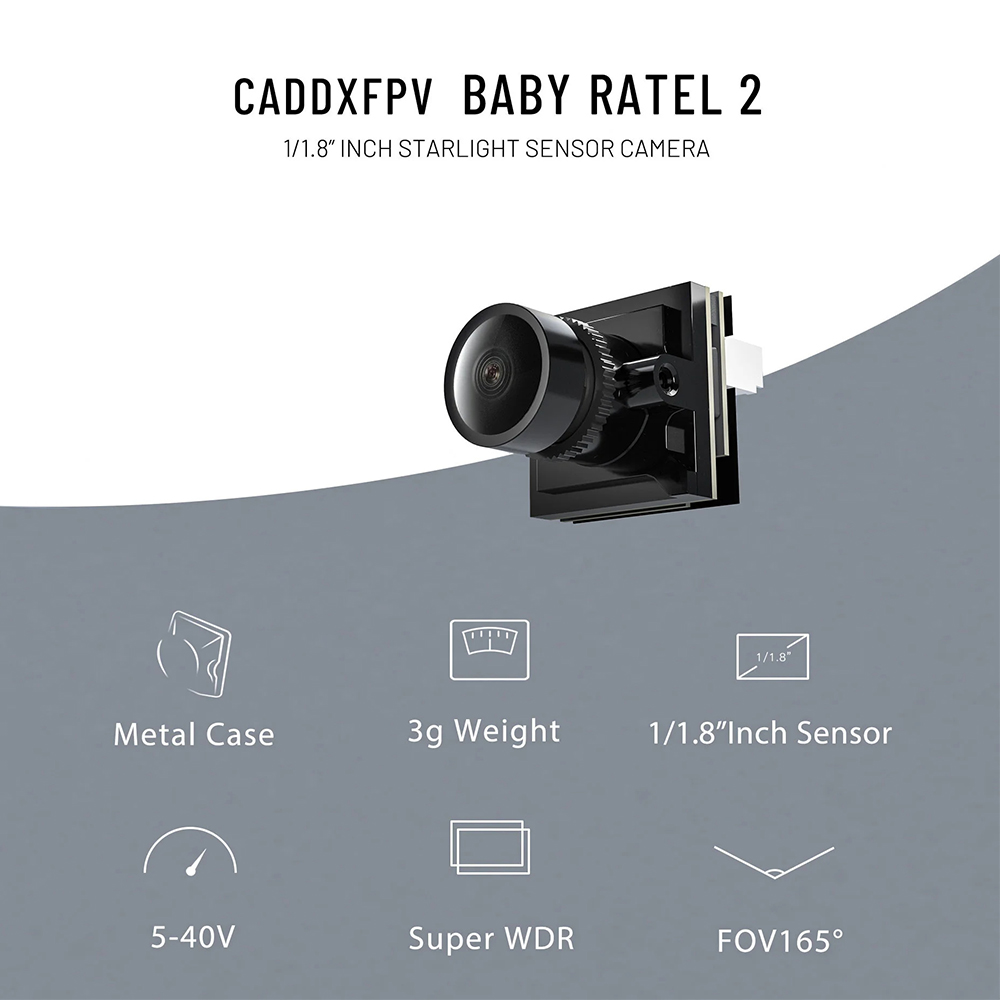 CADDX Micro FPV Camera Ratel 2 - Caddx Fpv Camera review and price