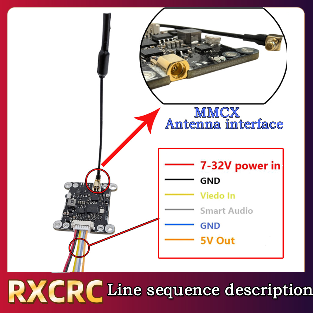 RXCRC 5.8G Module 48CH 1.6W VT - Drone Rc Controller review and price