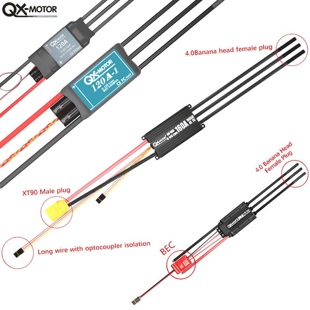 20A-120A Brushless ESC Speed C - Drone Rc Jet review and price