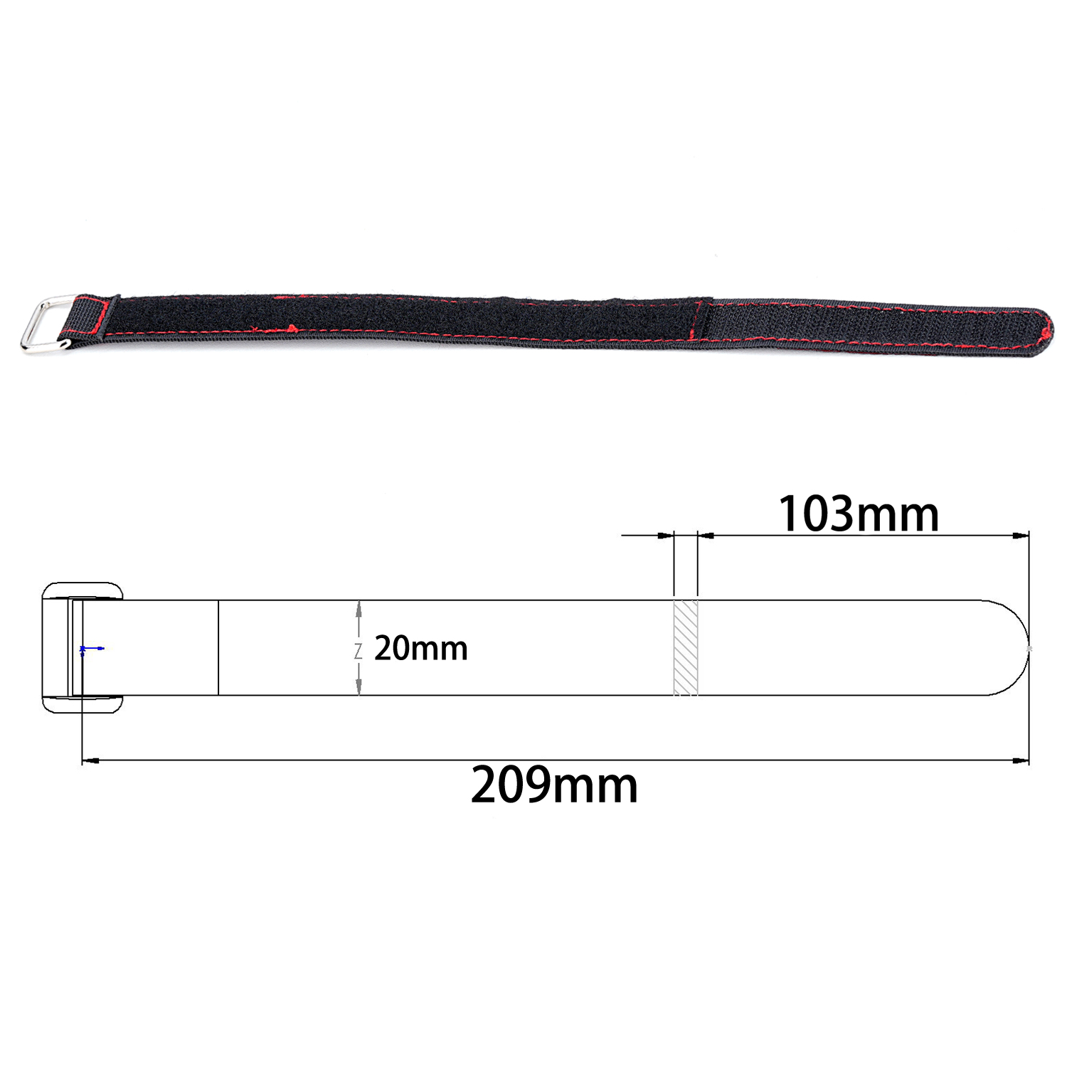 TCRC 2PCS 20x300MM Kevlar Stit - Drone Rc Belt review and price