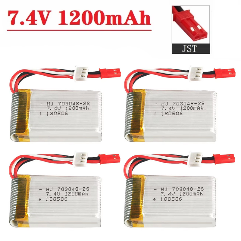 Lipo Battery 2S 7.4V 1200mAh 7 - Drone Mjx Rc review and price