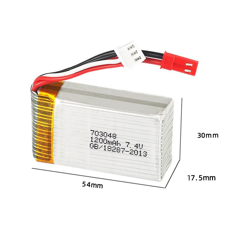 Lipo Battery 2S 7.4V 1200mAh 7 - Drone Mjx Rc review and price