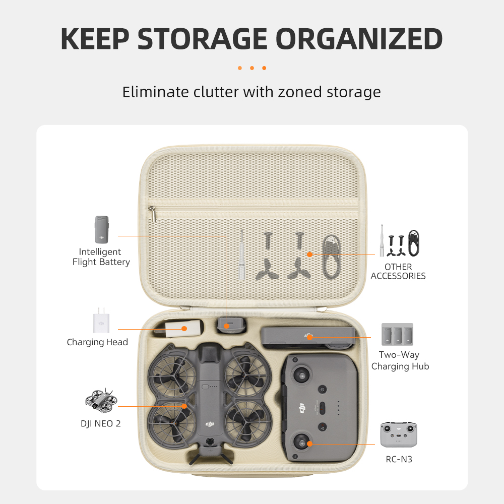 Storage Bag for DJI Neo 2 Fly  - Drone Carrying Bag review and price