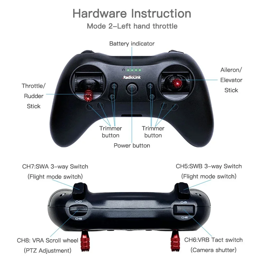 Radiolink T8S 2.4G 8 Channel R - Drone Rc Game review and price