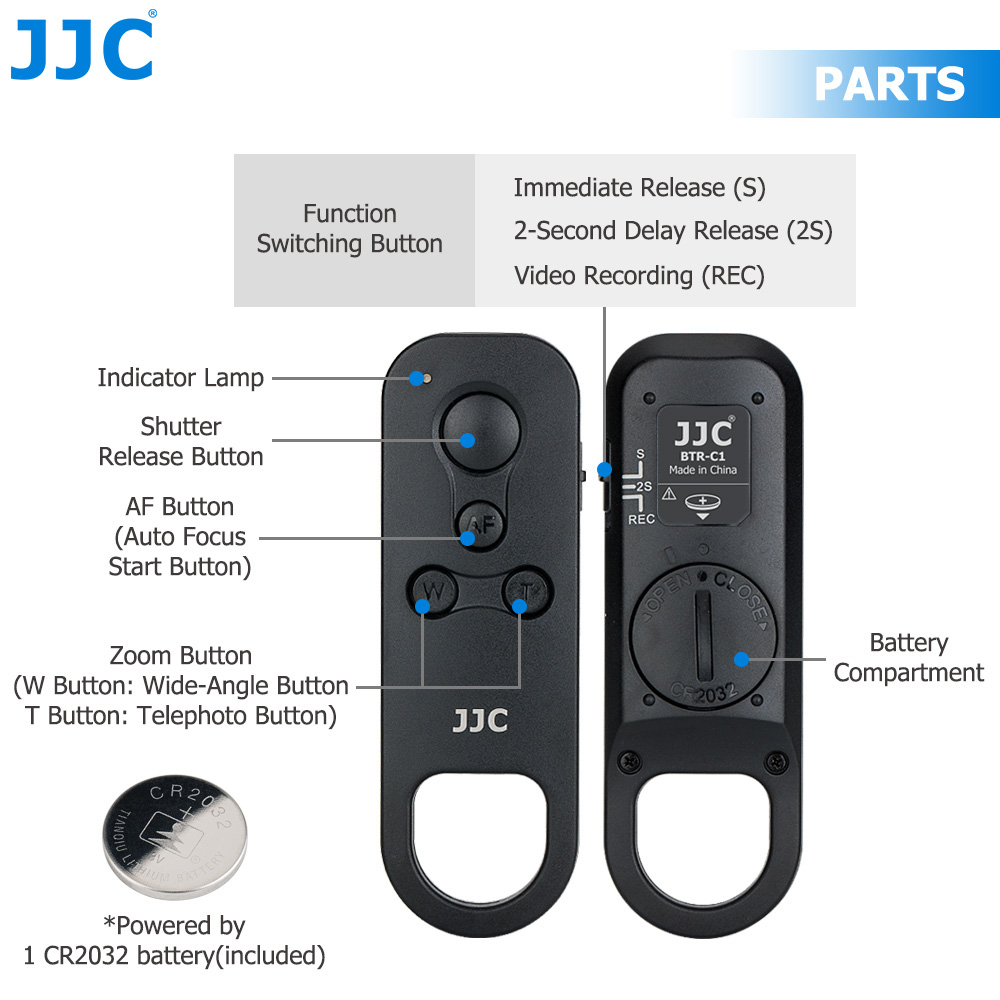 JJC BR-E1 Bluetooth Remote Con - Canon Camera Eos R8 review and price